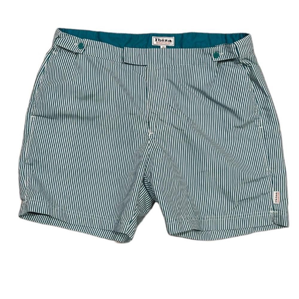 Ibiza Ocean Club trunk swim men's shorts sz 34 Preowned beach surf pool summer